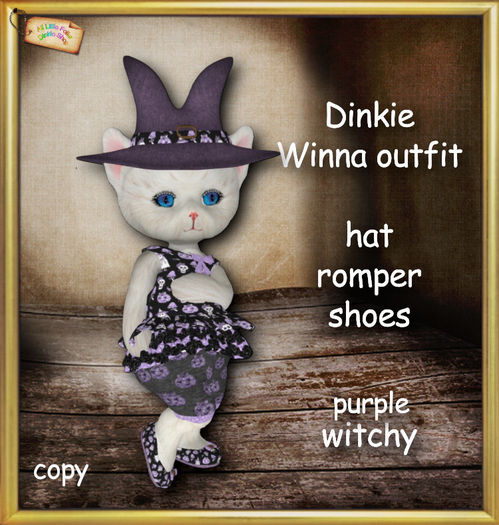 Dinkie Winna witch outfit - PURPLE