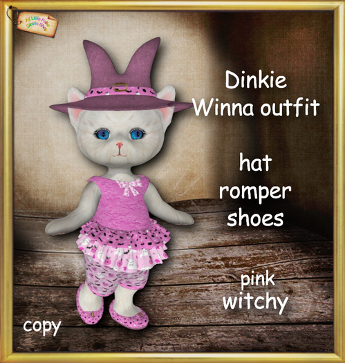 Dinkie Winna witch outfit - PINK