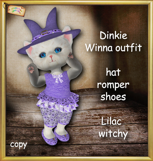 Dinkie Winna witch outfit - LILAC