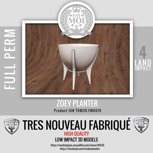 Zoey Planter - Full Perm FM0019