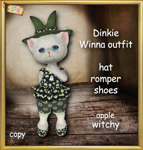 Dinkie Winna witch outfit - APPLE