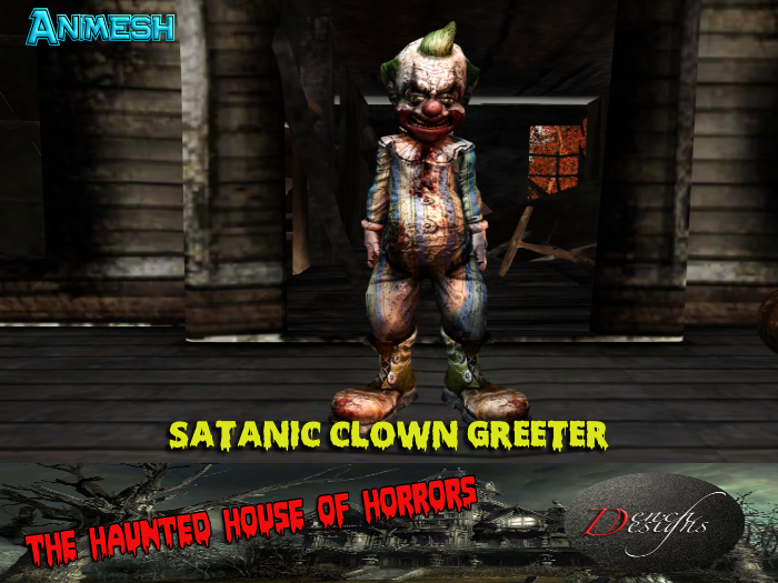 Halloween Satanic Clown Greeter