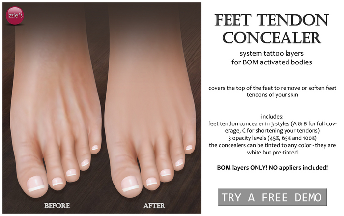 Izzie's - Feet Tendon Concealer