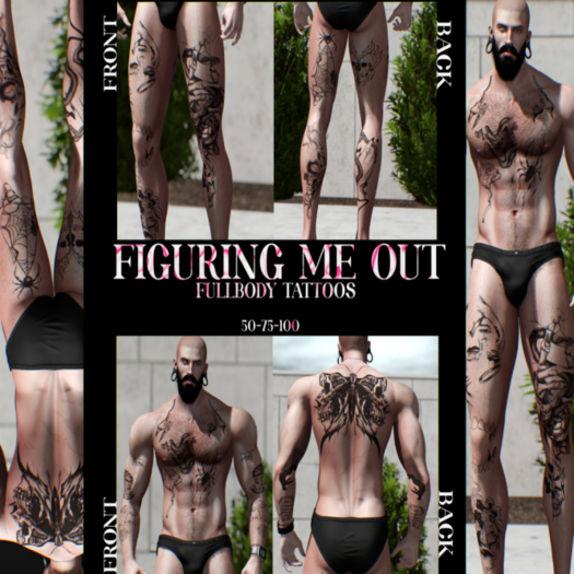 [CUM] Figuring Me Out Full Body Tattoos