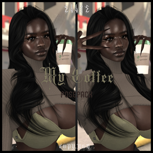 ELLIE ~ My Coffee  ~ Posepack 