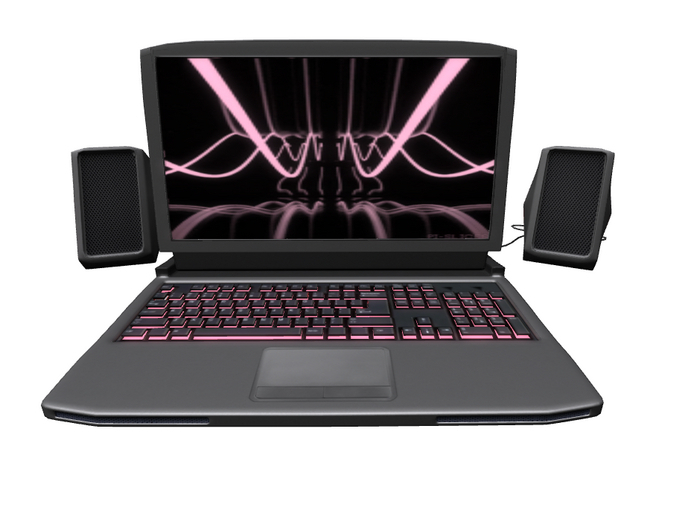 Second Life Marketplace 06.[Since1975] Rooftop Pool Laptop