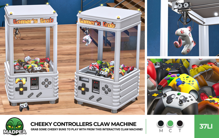 MadPea Cheeky Controllers Claw Machine
