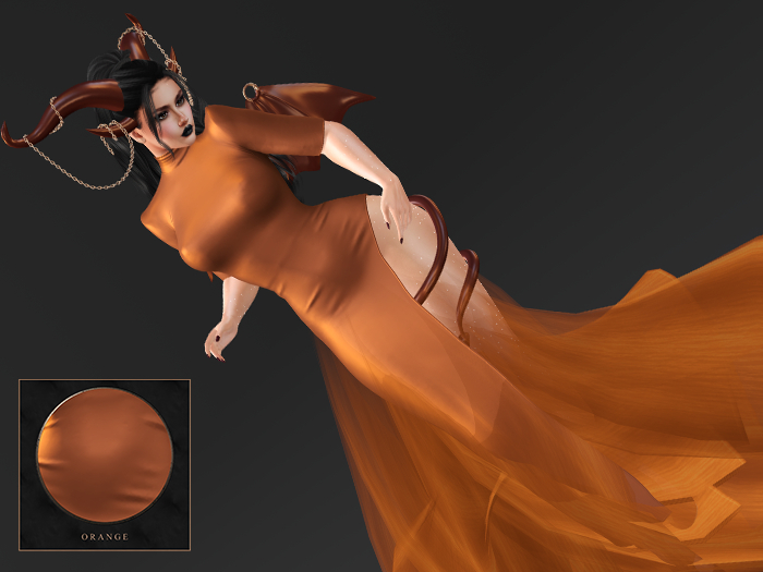 GGVG SOUL'S light dress halloween version ORANGE