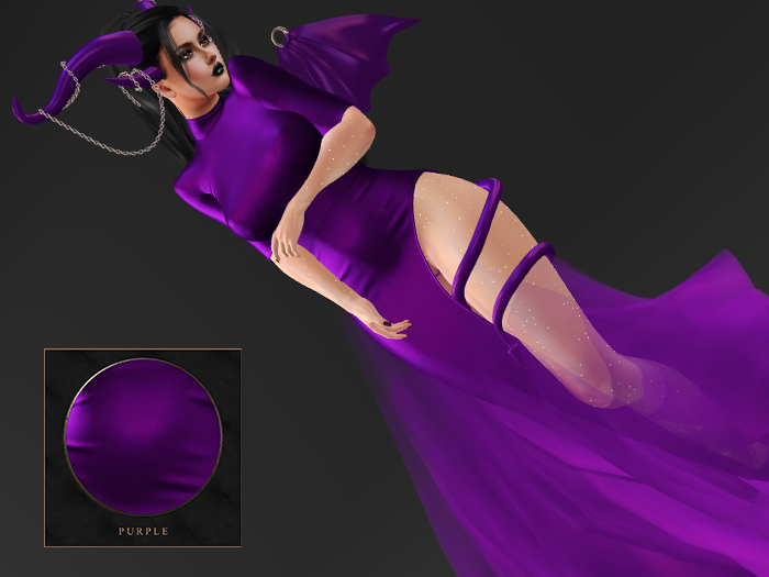 GGVG SOUL'S light dress halloween version PURPLE