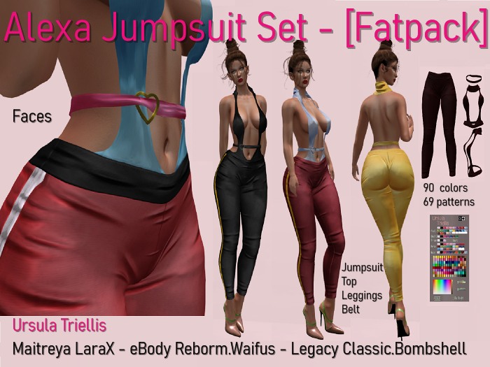 7063 Alexa Jumpsuit Set - [Fatpack]