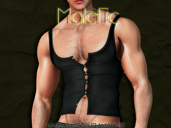 !!MaleFic JohnGui Blouse- Black