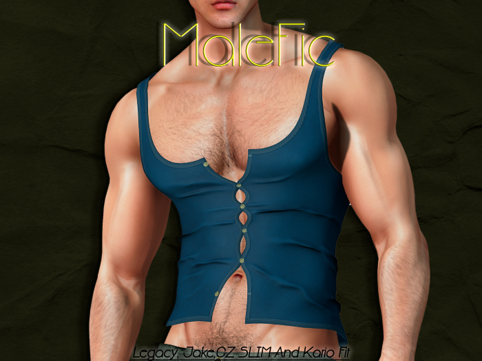 !!MaleFic JohnGui Blouse- Blue