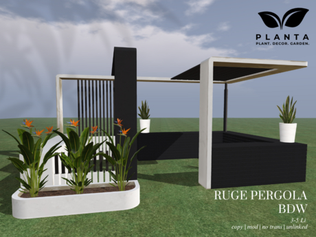 Second Life Marketplace - Planta - Ruge Pergola BDW