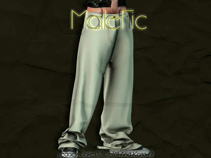 !!MaleFic Wide Leg - White