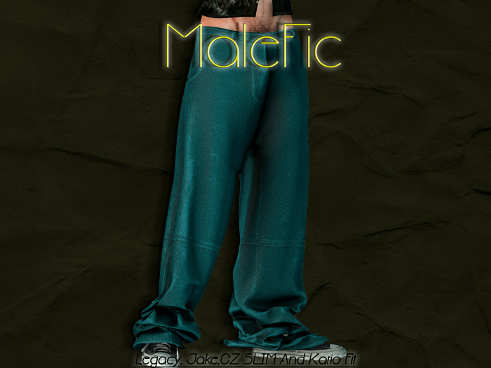  !!MaleFic Wide Leg - Blue  95 characters left