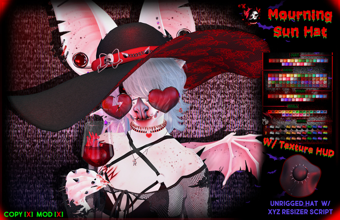 e*K Mourning Sun Hat