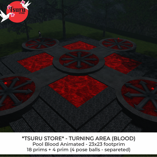 *Tsuru Store* DECOR - RP Turning Area - Bloody Water