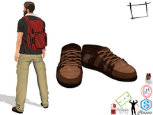 Full Perm Men's Traveller Boots Signature, Belleza Jake, Ocacin Gamit, Adin, Slink, Legacy Male - NONE RIGGED