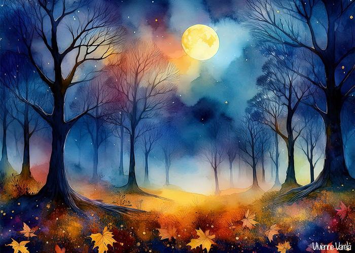 Autumn Moonlit Night