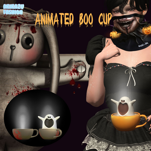 Akikazu Fashion Coffee Boo Animated Blood