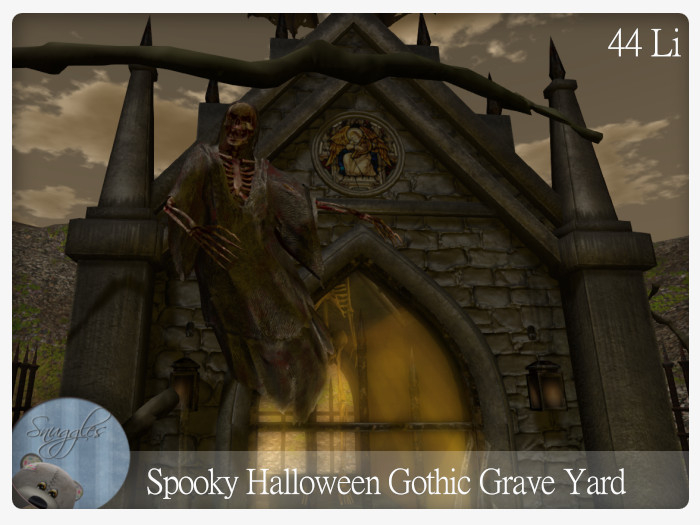 Spooky Halloween Gothic Grave Yard By Snuggles 