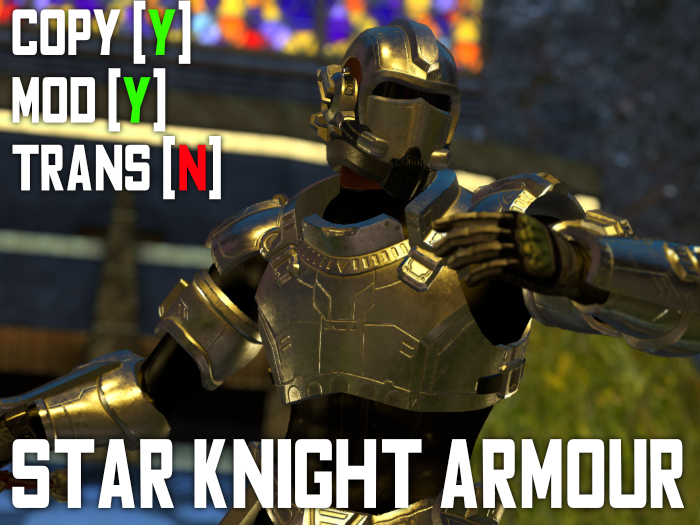 Star Knight Armour (PBR ONLY) (Unrigged)