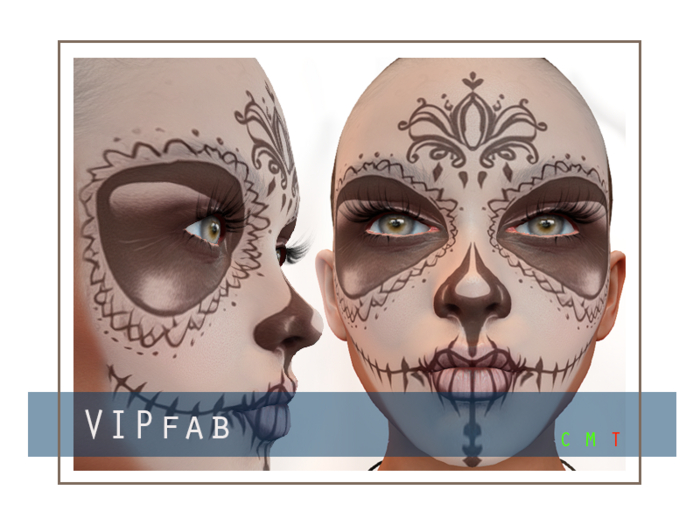 La Catrina face tattoo EvoX