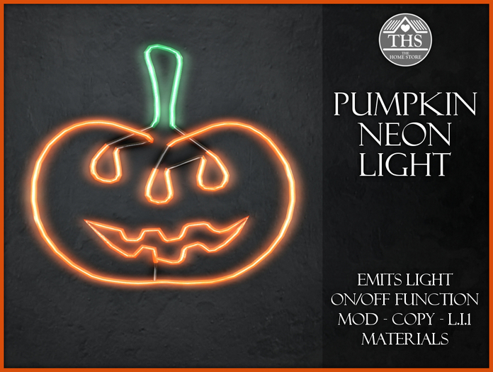 PUMPKIN NEON LIGHT - PUMPKIN NEON