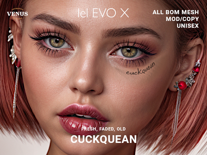 FACE TATTOO CUCKQUEAN