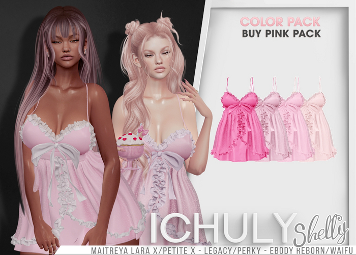 ICHULY - Shelly : Dress - Pink Pack