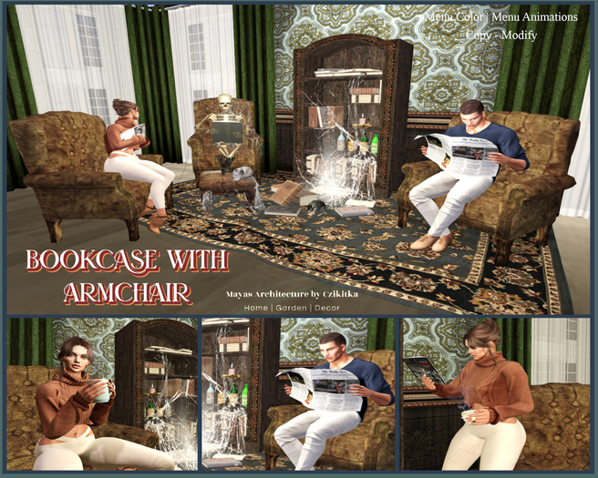 Halloween | Armchair | Bookcase