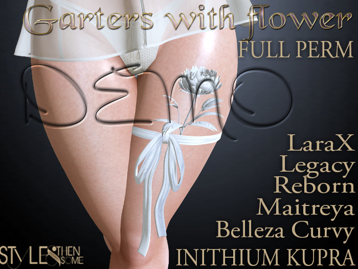 STYLES Garter with flower Full Perm- DEMO - 5 min