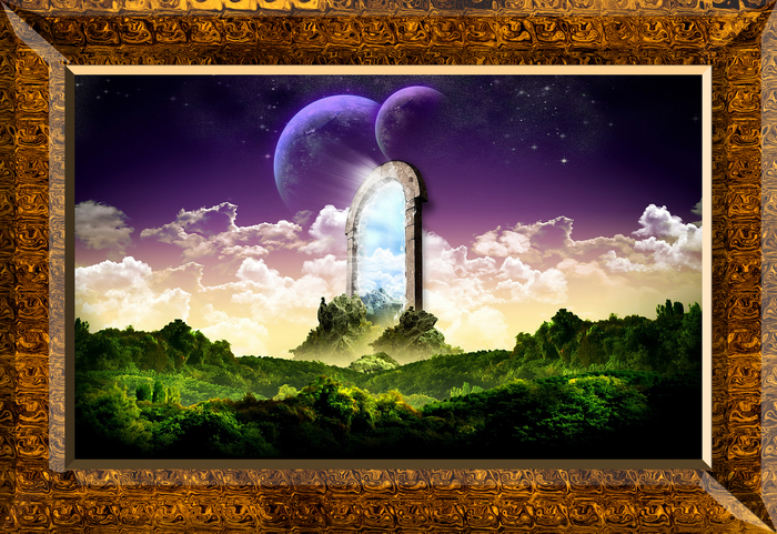 Fantacy Scene Artwork framed