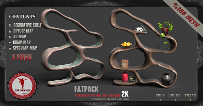 (Efe Design) Decorative Shelf Fatpack Fullperm
