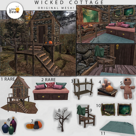 02 - Little Bee - Wicked Cottage RARE