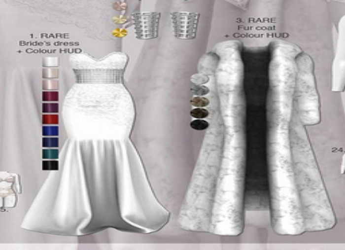 S&P Winter Bride 3. Fur Coat Lara RARE