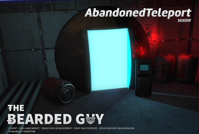 Abandoned Teleport Backdrop - The Bearded Guy