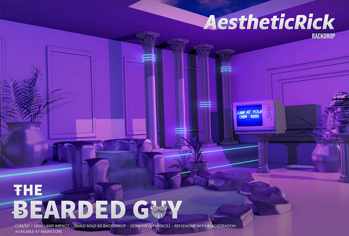 Aesthetic Risk Backdrop - The Bearded Guy