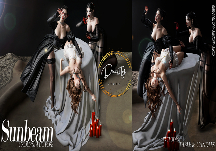 [DSt] Sunbeam - Group Pose [3 persons]