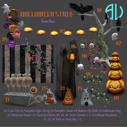 02 AV - HALLOWEEN STUFF Pumpkin Light String