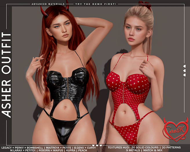 [erotiK] Asher Outfit FATPACK