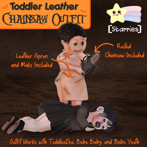 [Starries] Leather Chainsaw Outfit 