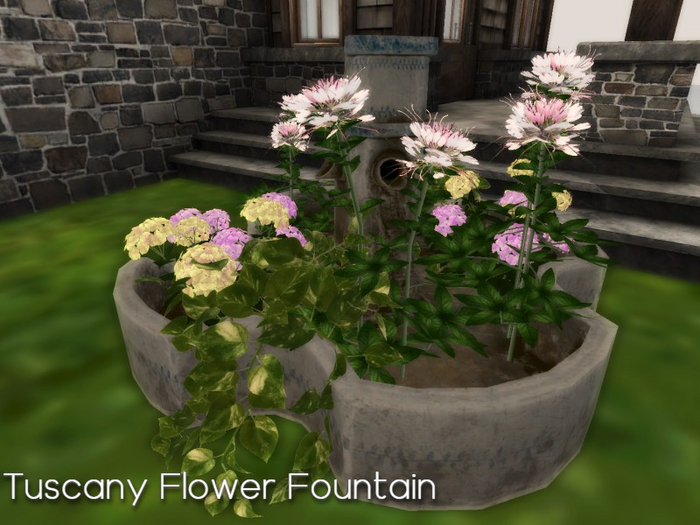 [AE] Home & Garden - Tuscany Flower Fountain
