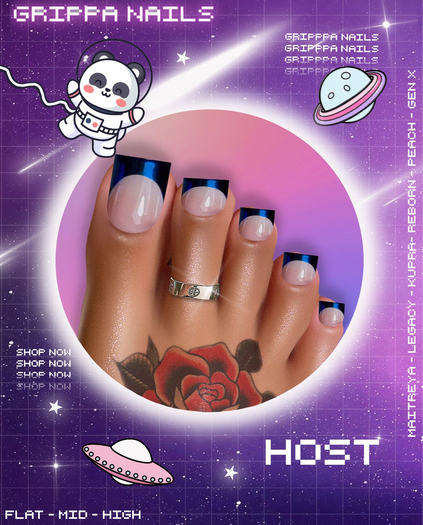 Grippa Pedi:: Host Set