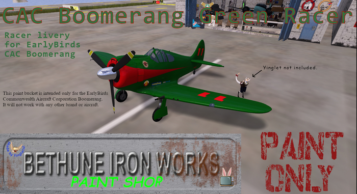 ~BIW~ Boomerang Green Racer