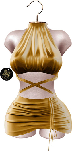 TO.KISKI - Freedom Sexy Dress - Gold TSS MP