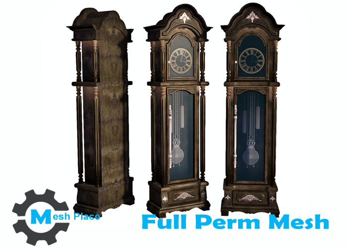 Mesh Place - Halloween GIFT Gothic Grandfather Clock