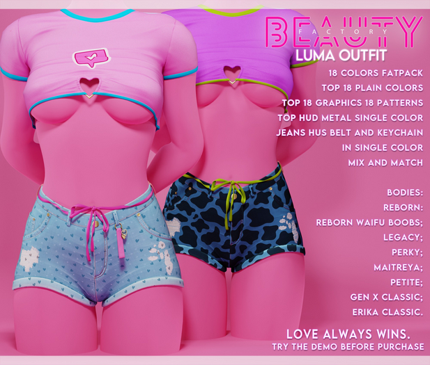 .BF. Luma Short Jeans FATPACK