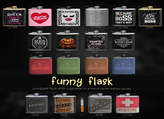 19.[Avenge] Funny Flask - Medicine - ULTRARARE