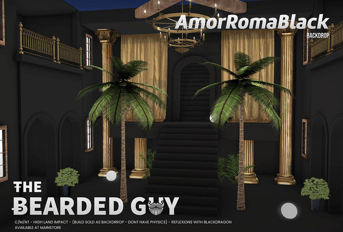 Amor Roma Backdrops - The Bearded Guy